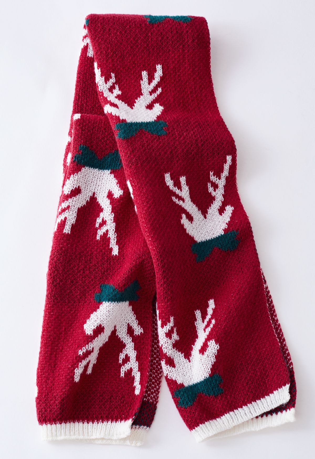 Sciarpa in maglia con corna di alce Christmas Vibe