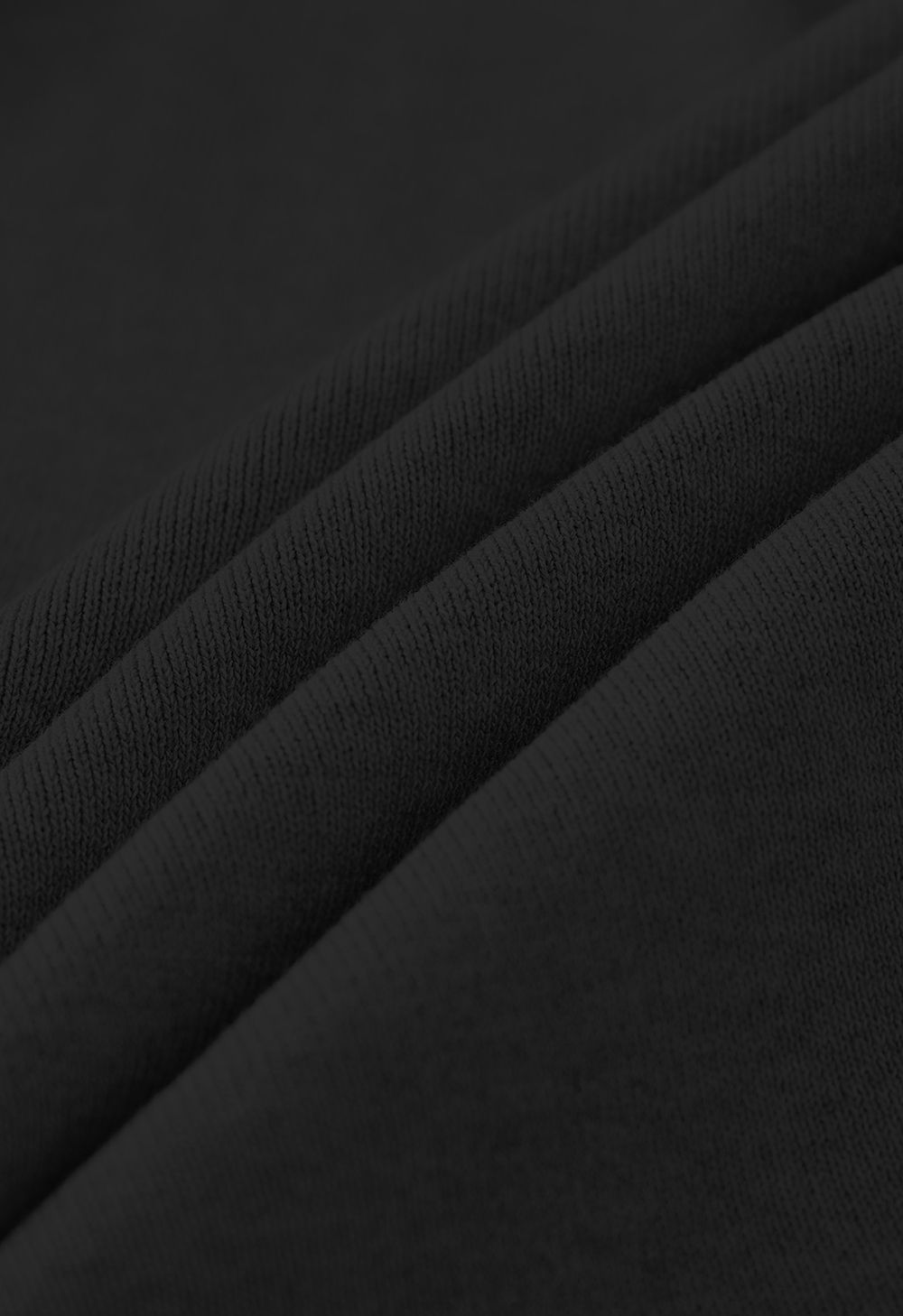 Cardigan in maglia a vita alta con risvolto largo in nero