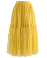 Gonna in tulle a rete Can't Let Go in giallo